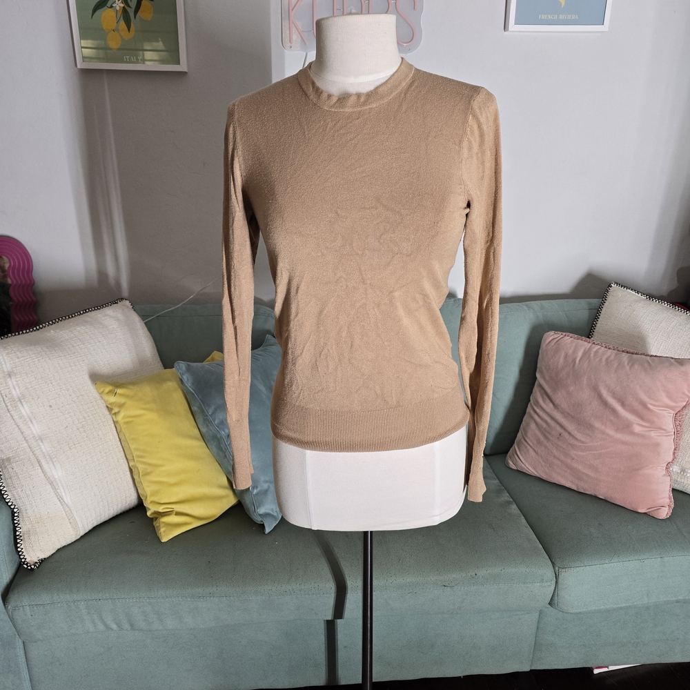 Philosophy Light Brown Knit Top